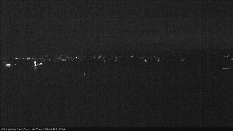 Lake Travis webcam, August 16, 2018 8:10 PM CT