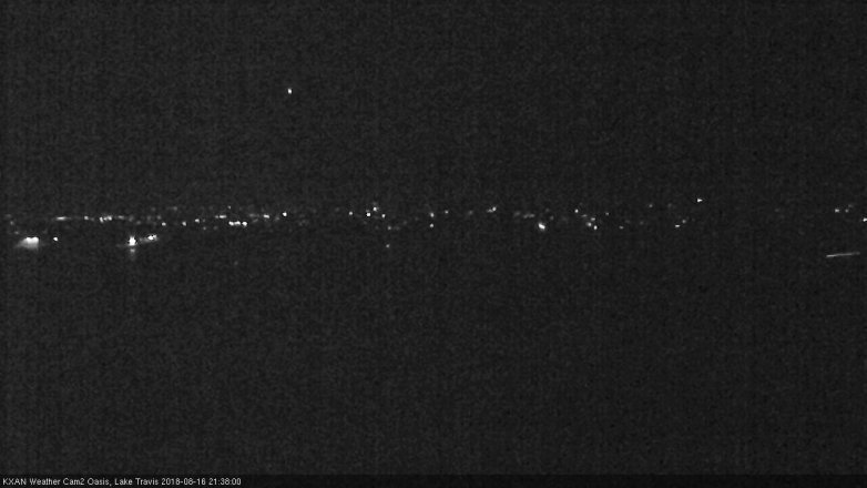 Lake Travis webcam, August 16, 2018 8:40 PM CT