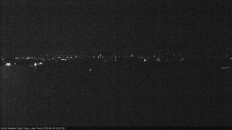 Lake Travis webcam, August 16, 2018 9:10 PM CT