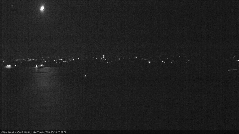 Lake Travis webcam, August 16, 2018 10:10 PM CT