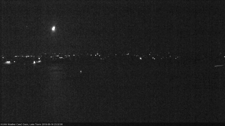Lake Travis webcam, August 16, 2018 10:35 PM CT