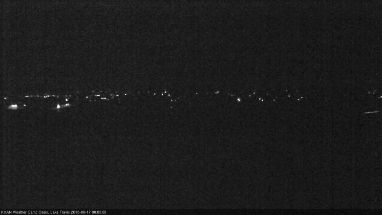 Lake Travis webcam, August 16, 2018 11:05 PM CT