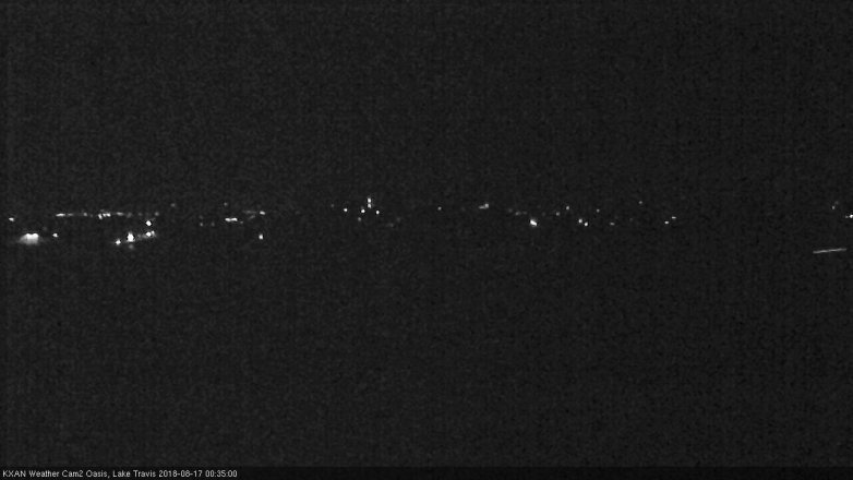 Lake Travis webcam, August 16, 2018 11:40 PM CT