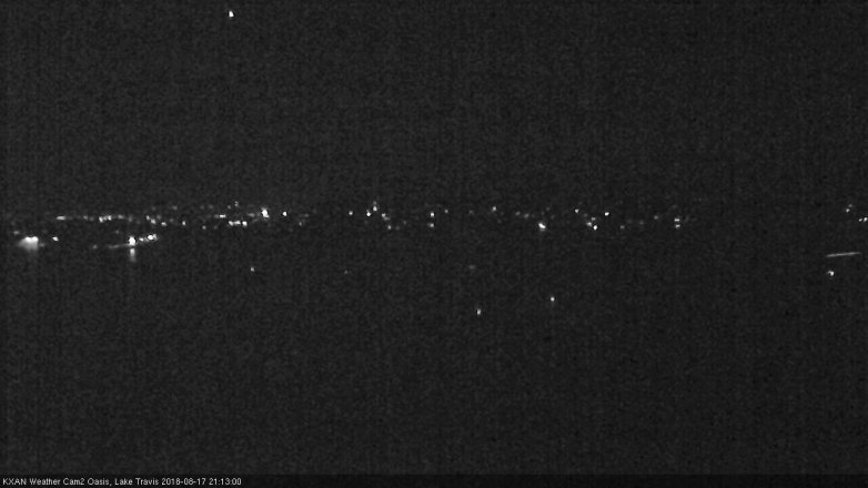 Lake Travis webcam, August 17, 2018 8:15 PM CT