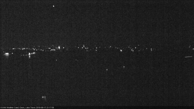Lake Travis webcam, August 17, 2018 8:20 PM CT