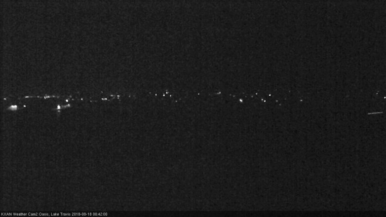 Lake Travis webcam, August 17, 2018 11:45 PM CT