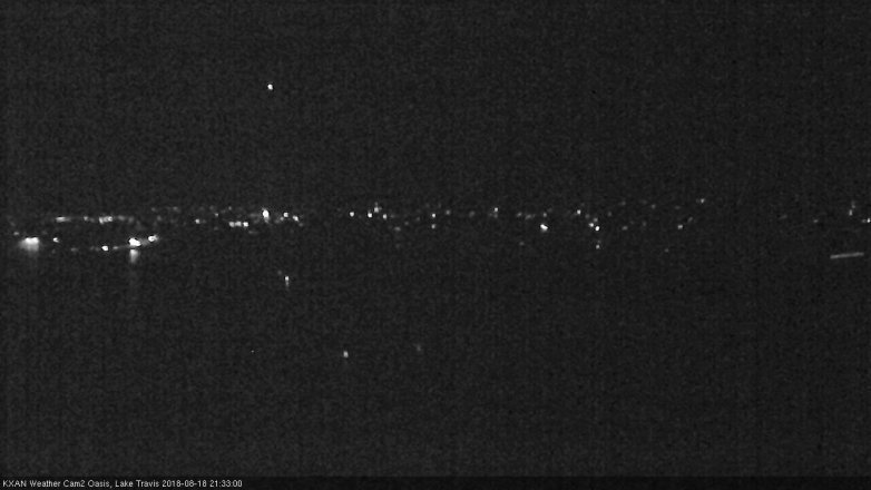 Lake Travis webcam, August 18, 2018 8:35 PM CT