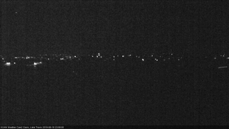 Lake Travis webcam, August 18, 2018 10:10 PM CT