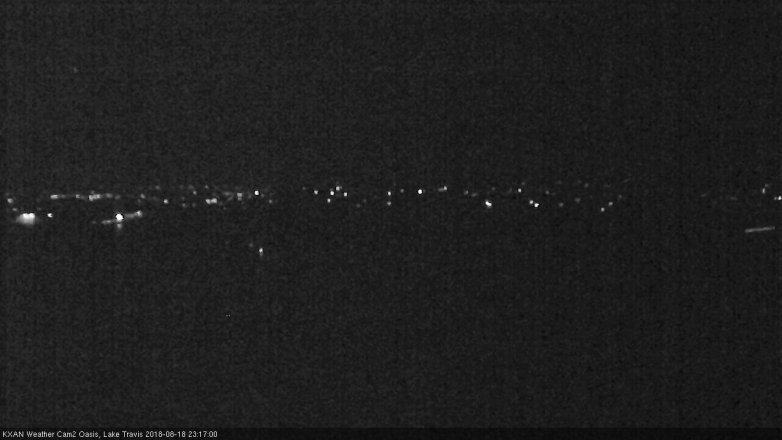 Lake Travis webcam, August 18, 2018 10:20 PM CT