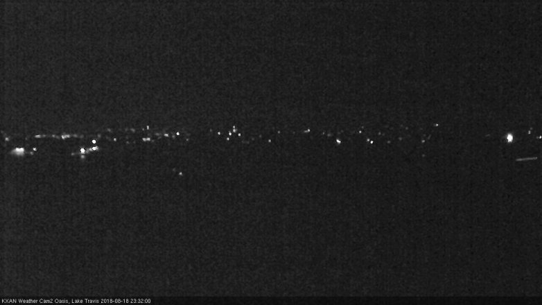 Lake Travis webcam, August 18, 2018 10:35 PM CT