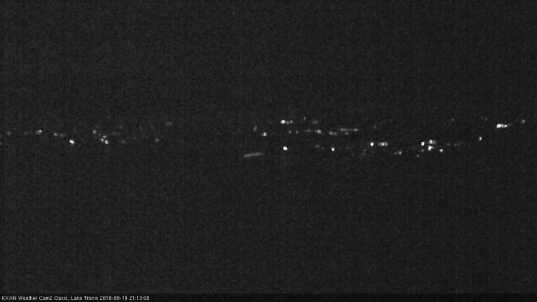 Lake Travis webcam, August 19, 2018 8:15 PM CT