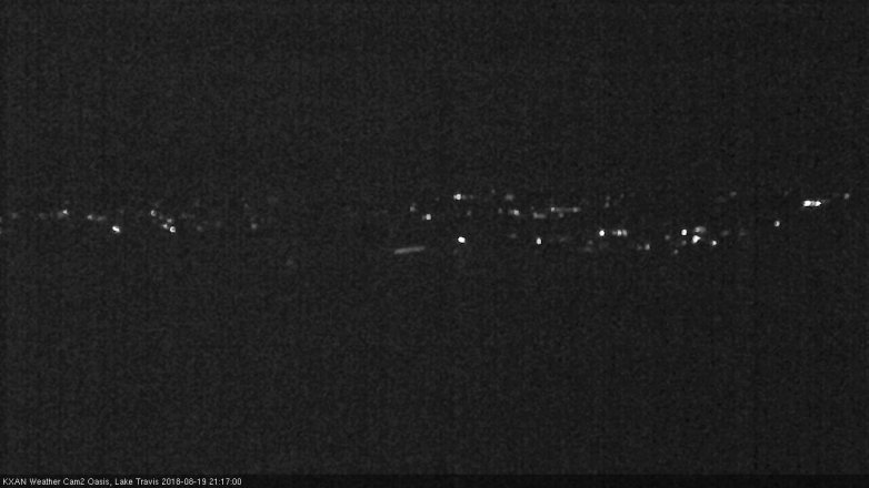Lake Travis webcam, August 19, 2018 8:20 PM CT
