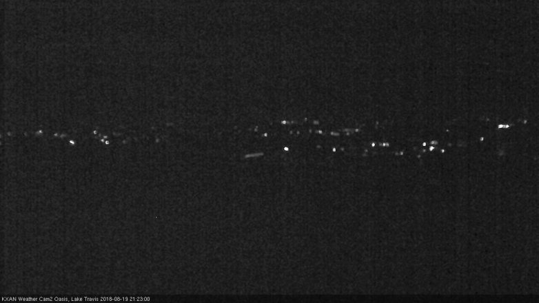 Lake Travis webcam, August 19, 2018 8:25 PM CT