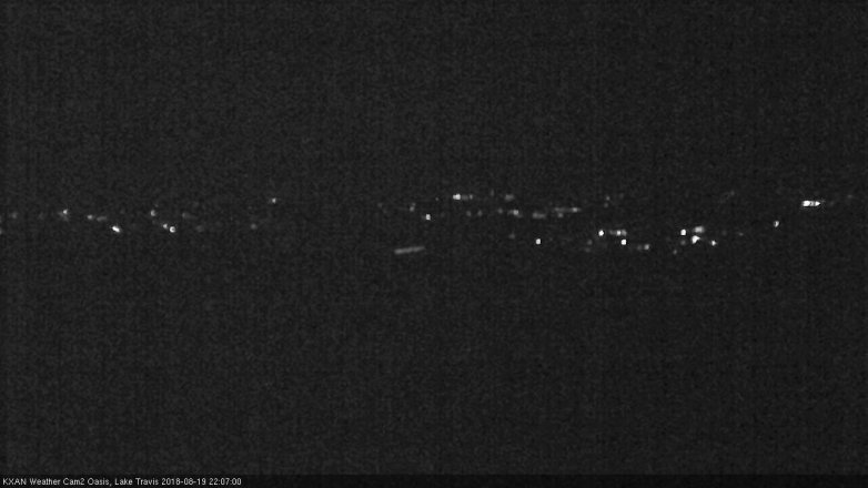 Lake Travis webcam, August 19, 2018 9:10 PM CT