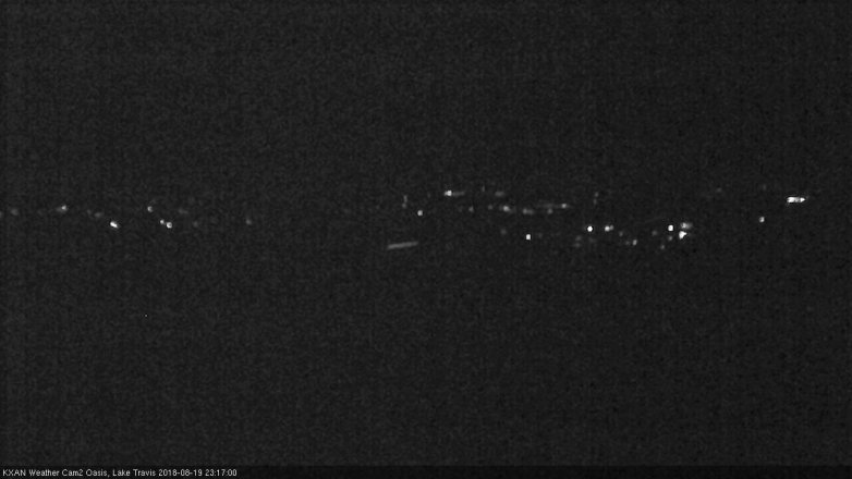 Lake Travis webcam, August 19, 2018 10:20 PM CT