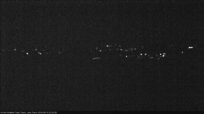 Lake Travis webcam, August 19, 2018 10:35 PM CT