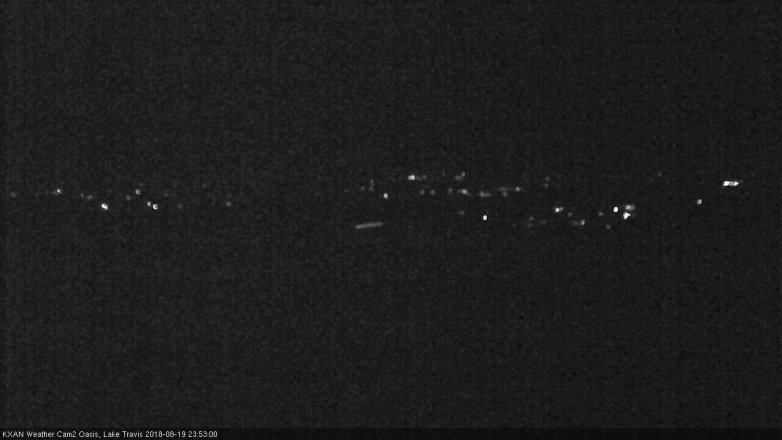 Lake Travis webcam, August 19, 2018 10:55 PM CT