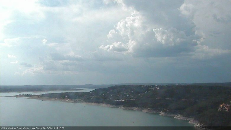 Lake Travis webcam, August 20, 2018 4:20 PM CT