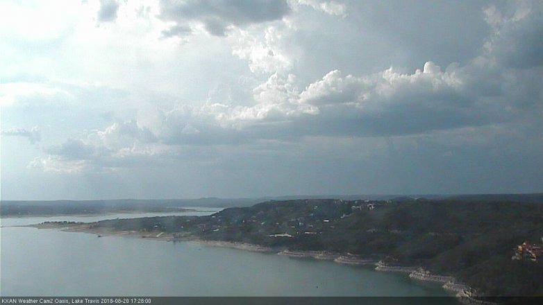 Lake Travis webcam, August 20, 2018 4:30 PM CT