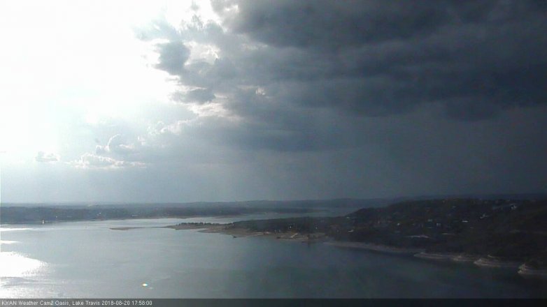 Lake Travis webcam, August 20, 2018 5:00 PM CT