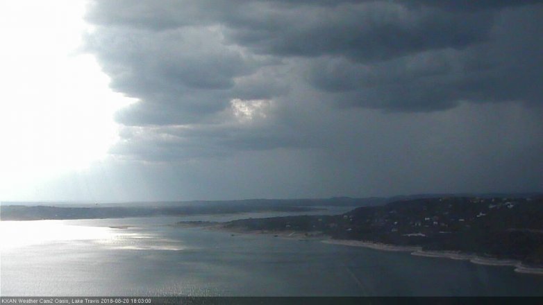 Lake Travis webcam, August 20, 2018 5:05 PM CT