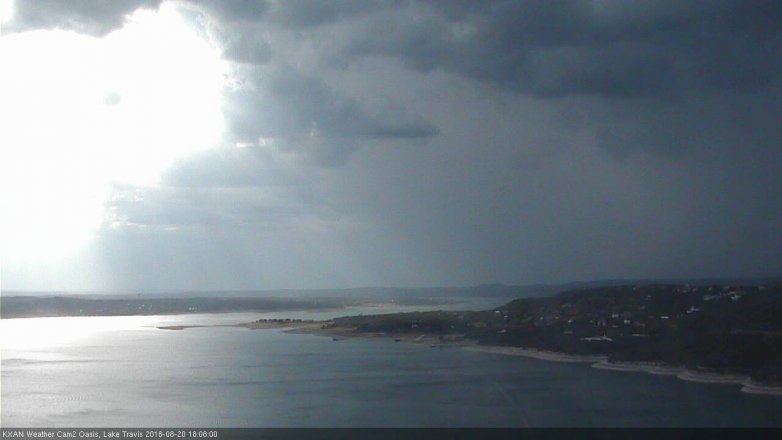 Lake Travis webcam, August 20, 2018 5:10 PM CT