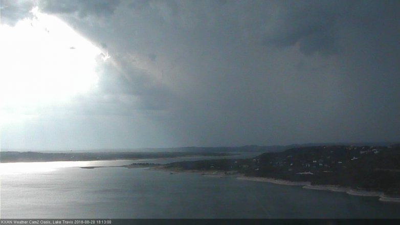 Lake Travis webcam, August 20, 2018 5:15 PM CT