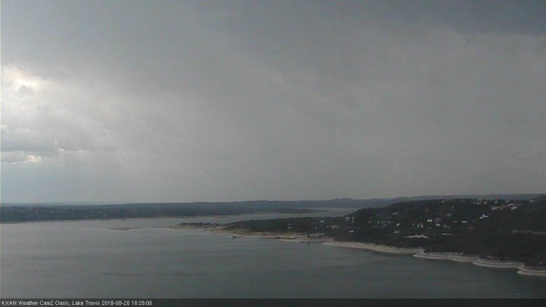 Lake Travis webcam, August 20, 2018 5:30 PM CT