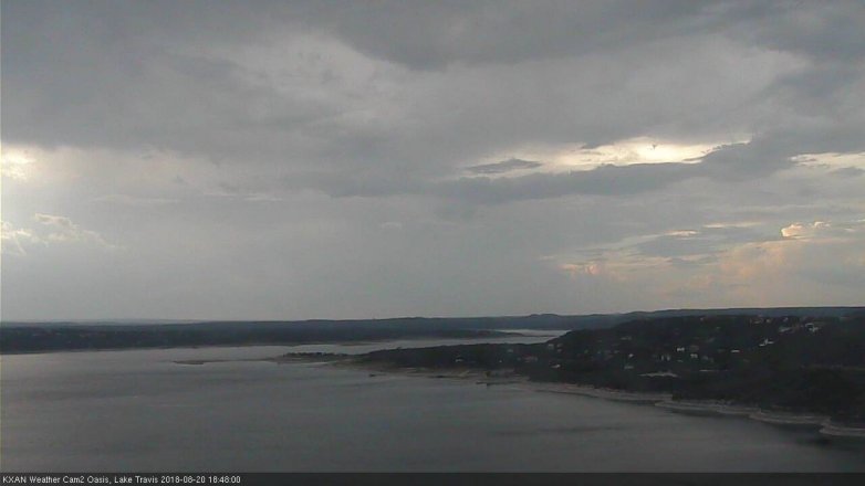 Lake Travis webcam, August 20, 2018 5:50 PM CT