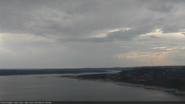Lake Travis webcam, August 20, 2018 5:55 PM CT