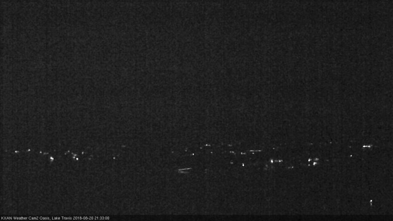 Lake Travis webcam, August 20, 2018 8:35 PM CT
