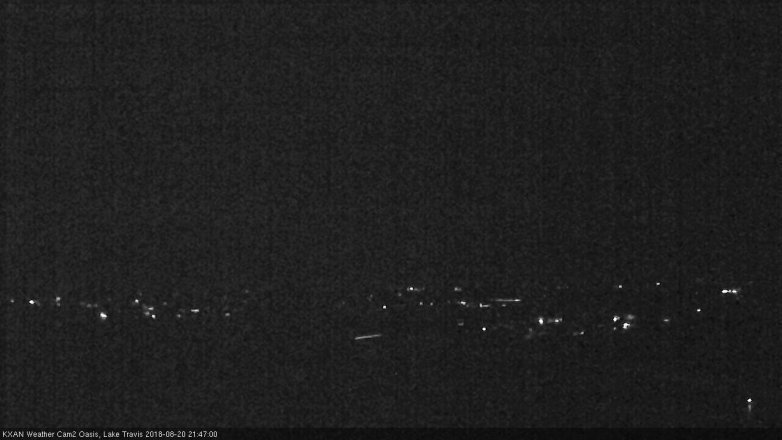 Lake Travis webcam, August 20, 2018 8:50 PM CT