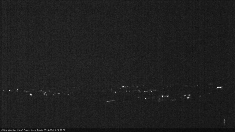 Lake Travis webcam, August 20, 2018 8:55 PM CT