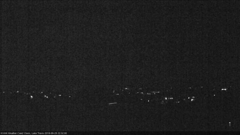 Lake Travis webcam, August 20, 2018 9:35 PM CT