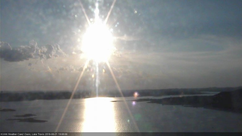 Lake Travis webcam, August 21, 2018 6:10 PM CT