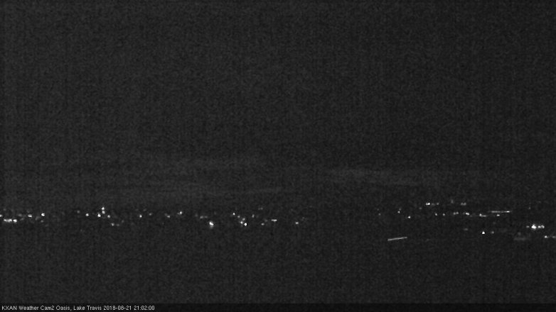 Lake Travis webcam, August 21, 2018 8:05 PM CT