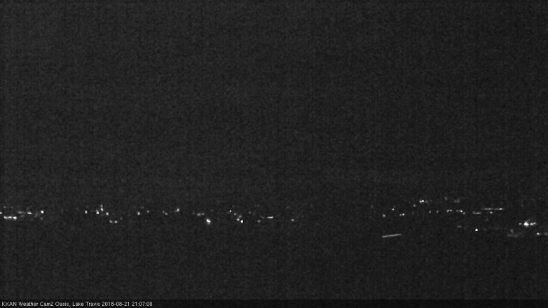 Lake Travis webcam, August 21, 2018 8:10 PM CT