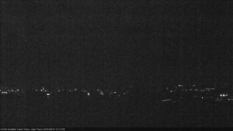 Lake Travis webcam, August 21, 2018 8:15 PM CT