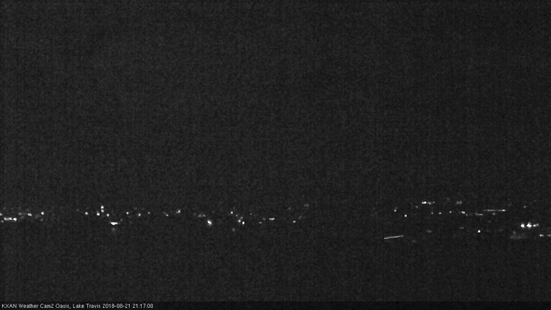 Lake Travis webcam, August 21, 2018 8:20 PM CT