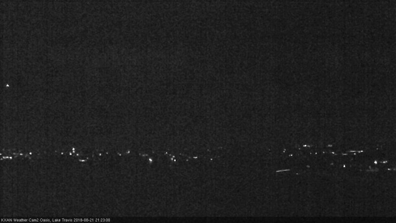 Lake Travis webcam, August 21, 2018 8:25 PM CT