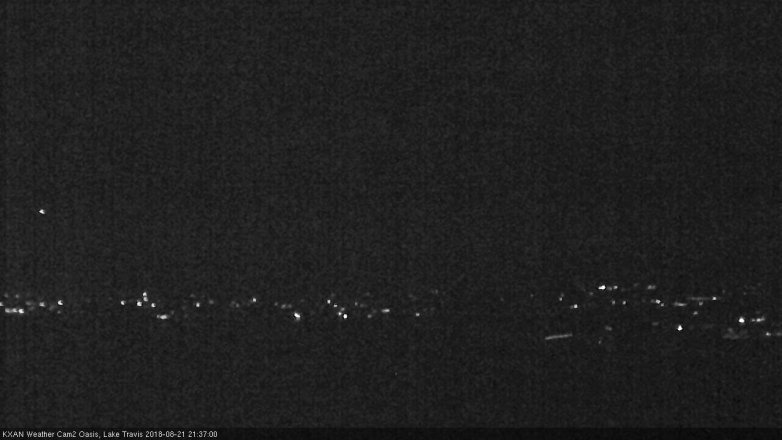 Lake Travis webcam, August 21, 2018 8:40 PM CT