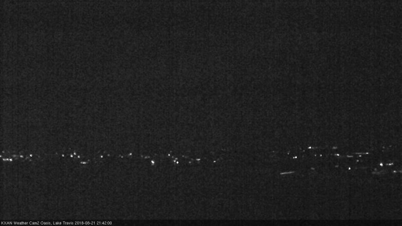 Lake Travis webcam, August 21, 2018 8:45 PM CT
