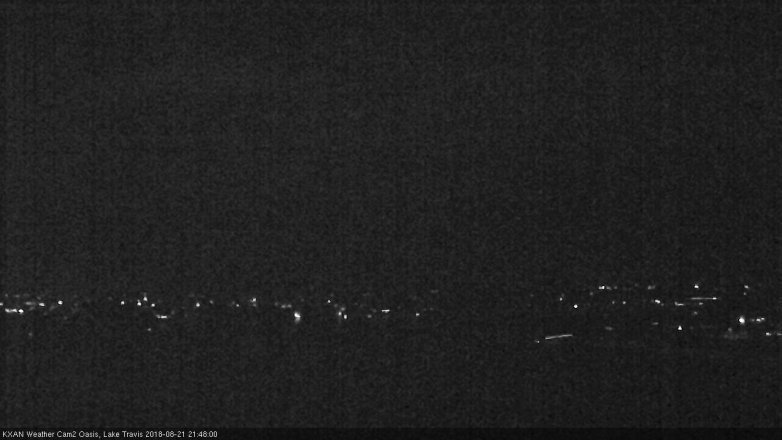 Lake Travis webcam, August 21, 2018 8:50 PM CT