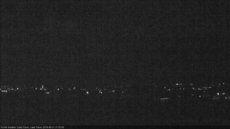 Lake Travis webcam, August 21, 2018 8:55 PM CT
