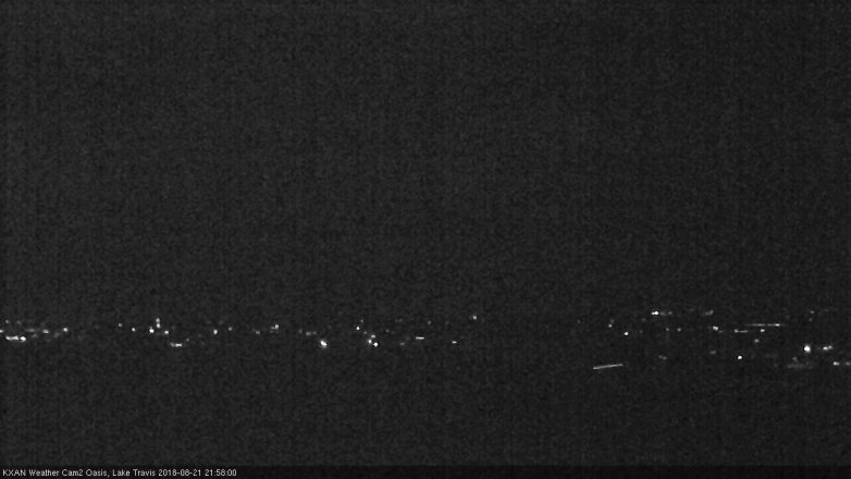 Lake Travis webcam, August 21, 2018 9:00 PM CT