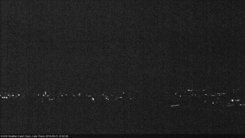 Lake Travis webcam, August 21, 2018 9:05 PM CT
