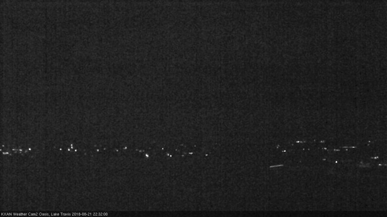 Lake Travis webcam, August 21, 2018 9:35 PM CT