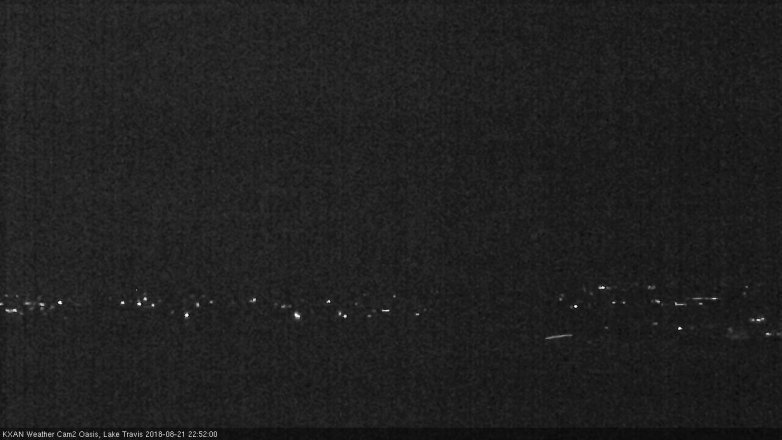 Lake Travis webcam, August 21, 2018 9:55 PM CT
