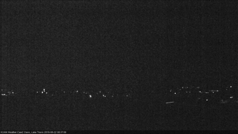 Lake Travis webcam, August 21, 2018 11:40 PM CT