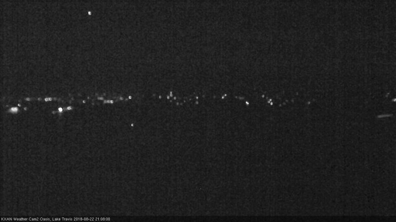 Lake Travis webcam, August 22, 2018 8:10 PM CT